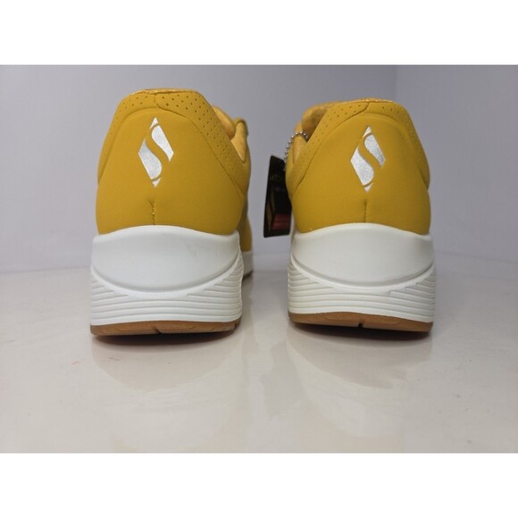 Skecher Street Los Angeles Air Cooled Memory Foam Yellow Leather Sneaker Wmn 6.5 - Picture 3 of 11